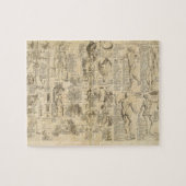 Anatomische Grafiek uit Cyclopaedie 1728 Legpuzzel (Horizontaal)