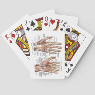 Anatomische handspeelkaarten pokerkaarten