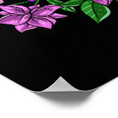 Anatomische haren Floral Gardening Poster (Hoek)