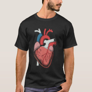 Anatomische Hart Cardiologie Medisch Hartverpleegk T-shirt