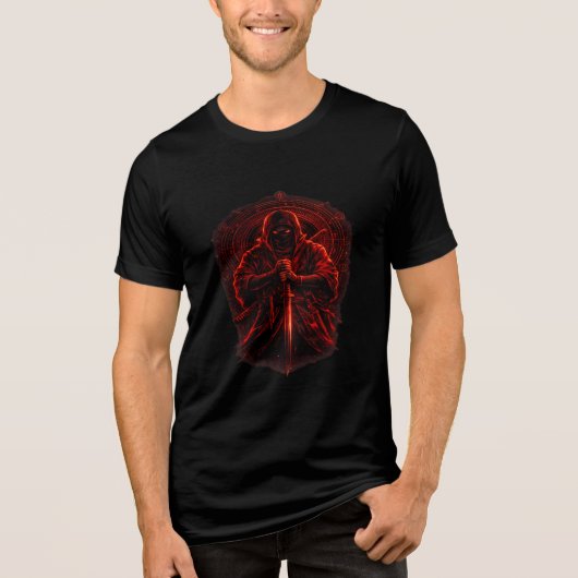 Anatomische hart grafische heren T-shirt (Voorkant)