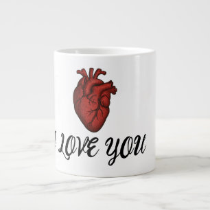 Anatomische Hart "Ik Hou Van Jou" Mok 