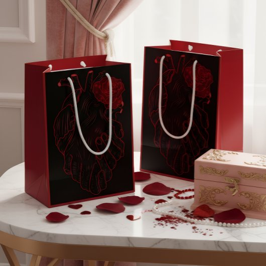 Anatomische Hart Liefde Gift Zak Medium Cadeauzakje
