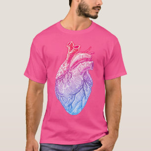 Anatomische Hart Valentijnsdag T Shirt voor Verple