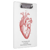 Anatomische hartcardiologie Patiëntenklembord Klembord (Rechts)