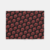 Anatomische harten Horror Red Black Cozy Blanket Fleece Deken (Voorkant (Horizontaal))