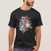 Anatomische hartorganen en bloemen met Mahal Kita T-shirt (Voorkant)