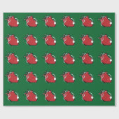 anatomische hartstethoscoop cadeaupapier (Vlak)