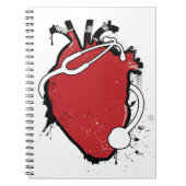 anatomische hartstethoscoop notitieboek (Voorkant)