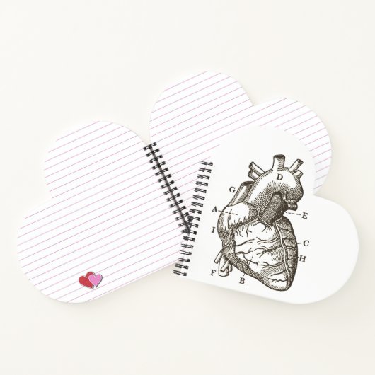  anatomische harttrekkers notitieboek (Binnen)