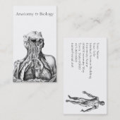 Anatomische illustratie Medische wetenschappen Visitekaartje (Voorkant / Achterkant)