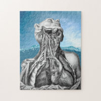 Anatomische illustratie Ocean Surrealisme