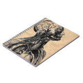  anatomische illustratie van het bovenlichaam notitieboek (Linkerzijde)