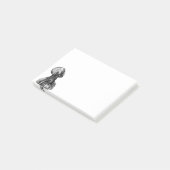 anatomische illustratie van het bovenlichaam post-it® notes (Schuin)