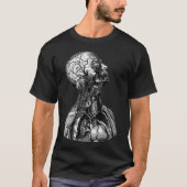  anatomische illustratie van het bovenlichaam t-shirt (Voorkant)