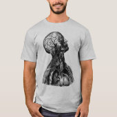 anatomische illustratie van het bovenlichaam t-shirt (Voorkant)