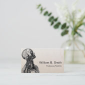  anatomische illustratie van het bovenlichaam visitekaartje (Staand voorkant)