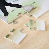 Anatomische kaart van zwarte haaienpaarden legpuzzel (Zijkant)