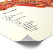 Anatomische koe voor runderen - 18 x 24 inch poster (Hoek)