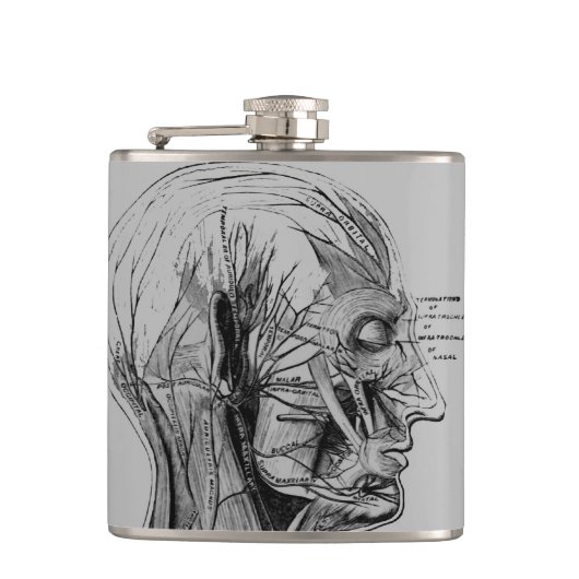 Anatomische kolf heupfles (Voorkant)