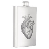 anatomische maatkolf voor het menselijk hart heupfles (Rechts)