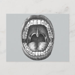 anatomische mond briefkaart