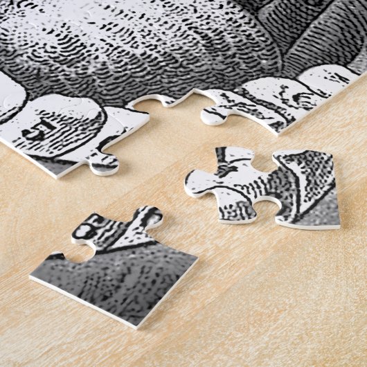  anatomische mond legpuzzel (Zijkant)