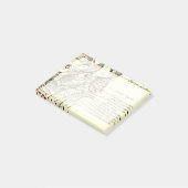 anatomische ondergrond van de schedel post-it® notes (Schuin)