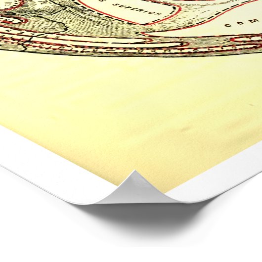  anatomische ondergrond van de schedel poster (Hoek)