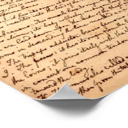 Anatomische schets poster (Hoek)