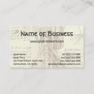 Anatomische schets van de wervelkolom Leonardo da  Visitekaartje