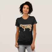 Anatomische spoelkoeien t-shirt (Voorkant volledig)