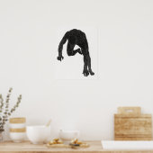 Anatomische studie van de nek van een man poster (Keuken)