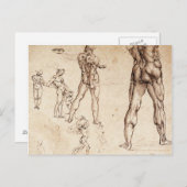 Anatomische studies briefkaart (Voorkant / Achterkant)