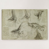 Anatomische studies van de schouder - Leonardo da  Legpuzzel (Horizontaal)