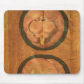 Anatomische tekening van het menselijk brein muismat (Voorkant)