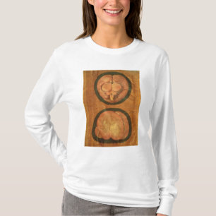 Anatomische tekening van het menselijk brein t-shirt