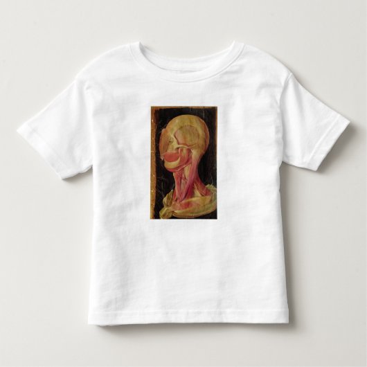 Anatomische tekening van het menselijk hoofd kinder shirts (Voorkant)