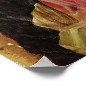 Anatomische tekening van het menselijk hoofd poster (Hoek)