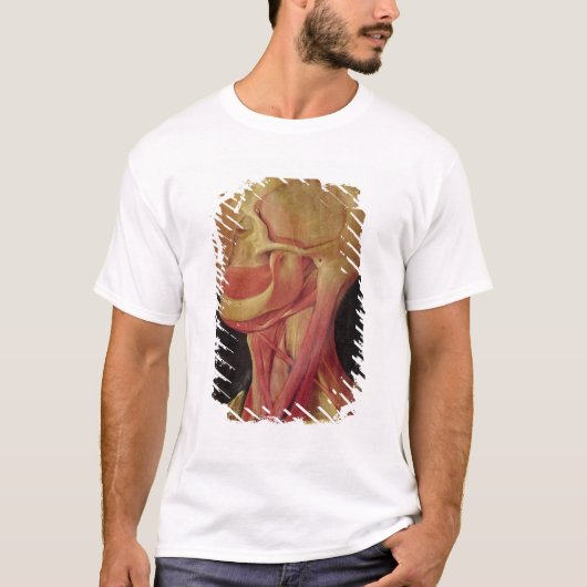 Anatomische tekening van het menselijk hoofd t-shirt (Voorkant)