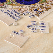 Anatomische Vintage Zodiac Man Hemelkaart Legpuzzel (Zijkant)