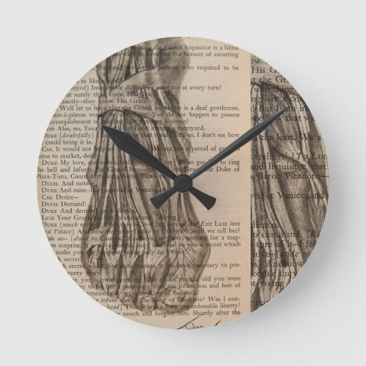 anatomische voet ronde klok (Voorkant)