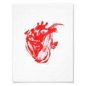 Anatomische warmteafdruk foto afdruk (Voorkant)