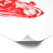 Anatomische warmteafdruk foto afdruk (Hoek)