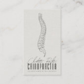 Anatomische wervelkolom Chiropractor benoeming en Visitekaartje (Voorkant)