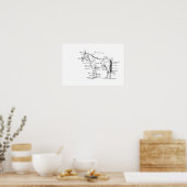 ANATOMY 19 x 13 afdrukken Poster (Keuken)