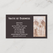 Anatomy Drawings Human Skeletons Leonardo da Vinci Visitekaartje (Voorkant)