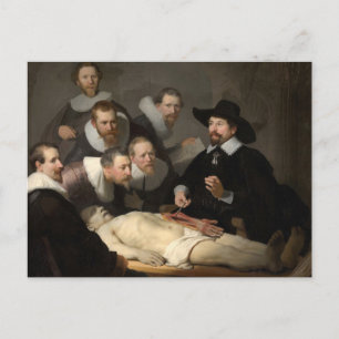 Anatomy Lesson Dr Nicolaes Tulp Rembrandt Briefkaart
