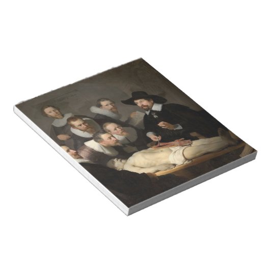 Anatomy Lesson Dr. Nicolaes Tulp Rembrandt Notitieblok (Schuin)