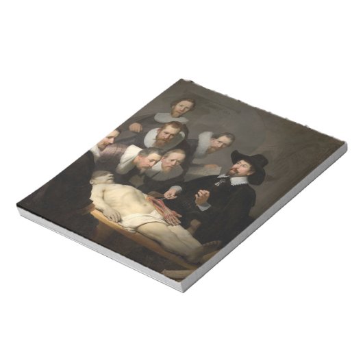Anatomy Lesson Dr. Nicolaes Tulp Rembrandt Notitieblok (Linkerzijde)